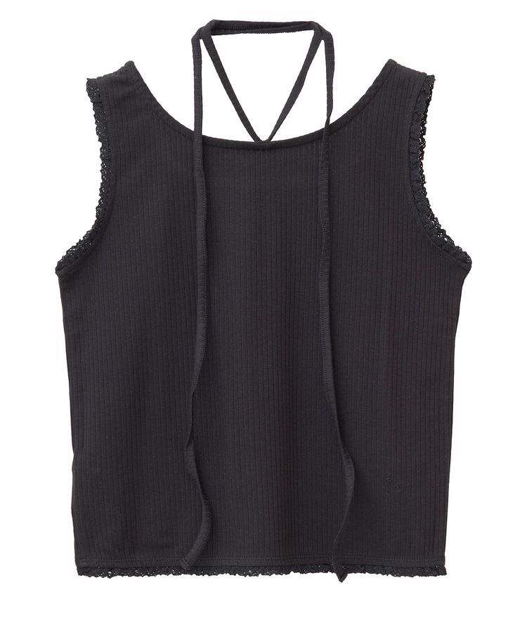 earth music&ecology「マルチwayネックホルターレースタンク」|キャミソール|