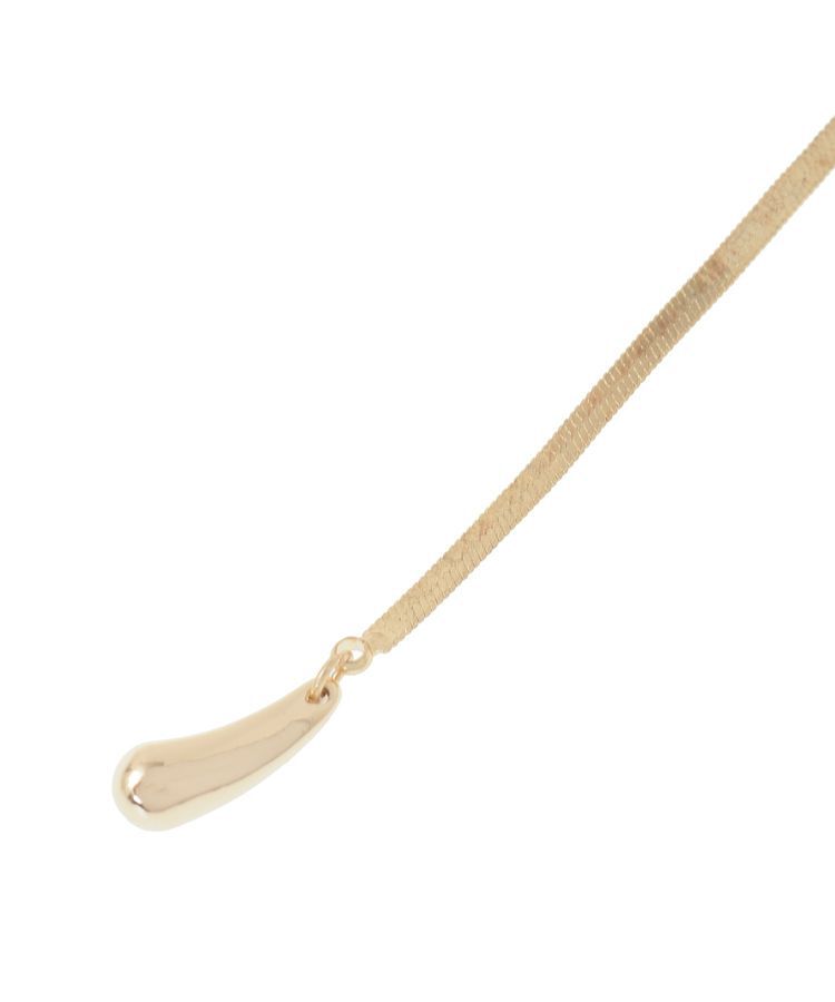 earth music&ecology「スネークチェーン&times;パールスライドロングネックレス」|ネックレス|