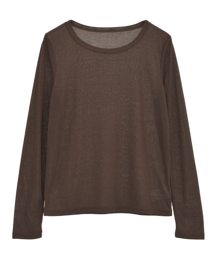 earth music&ecology「クルーネックシアーテレコプルオーバー」|Tシャツ・カットソー|