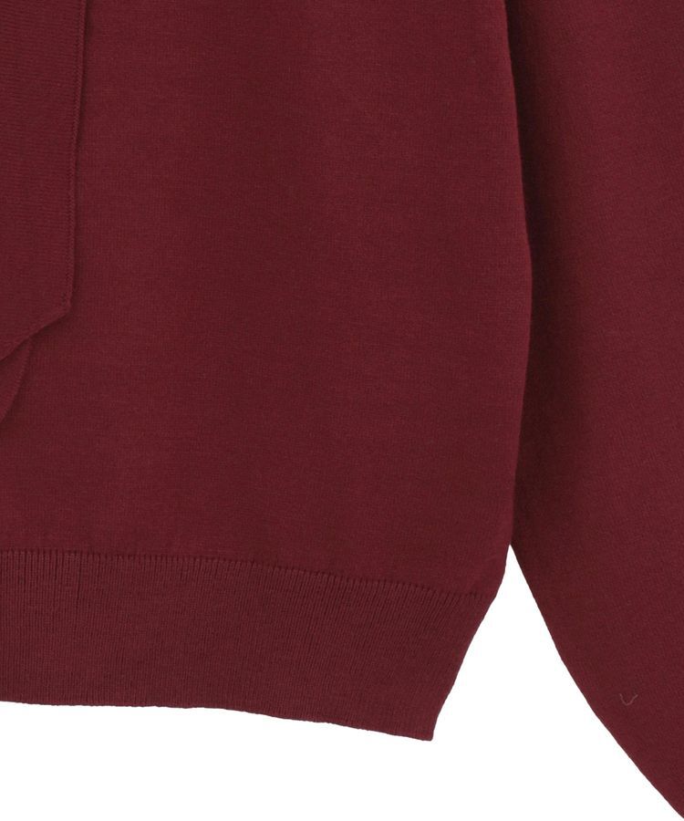 earth music&ecology「ボウタイニットプルオーバー」|ニット・セーター|