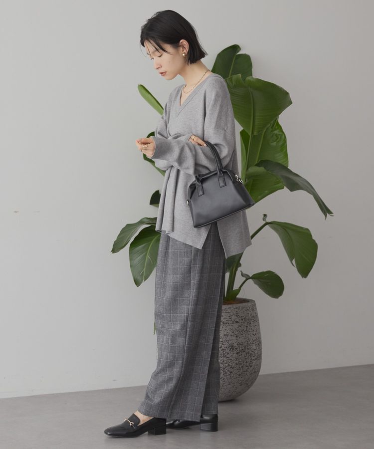 AMERICAN HOLIC「バイパチVネックニットプルオーバー＜静電気軽減＞」|ニット・セーター|