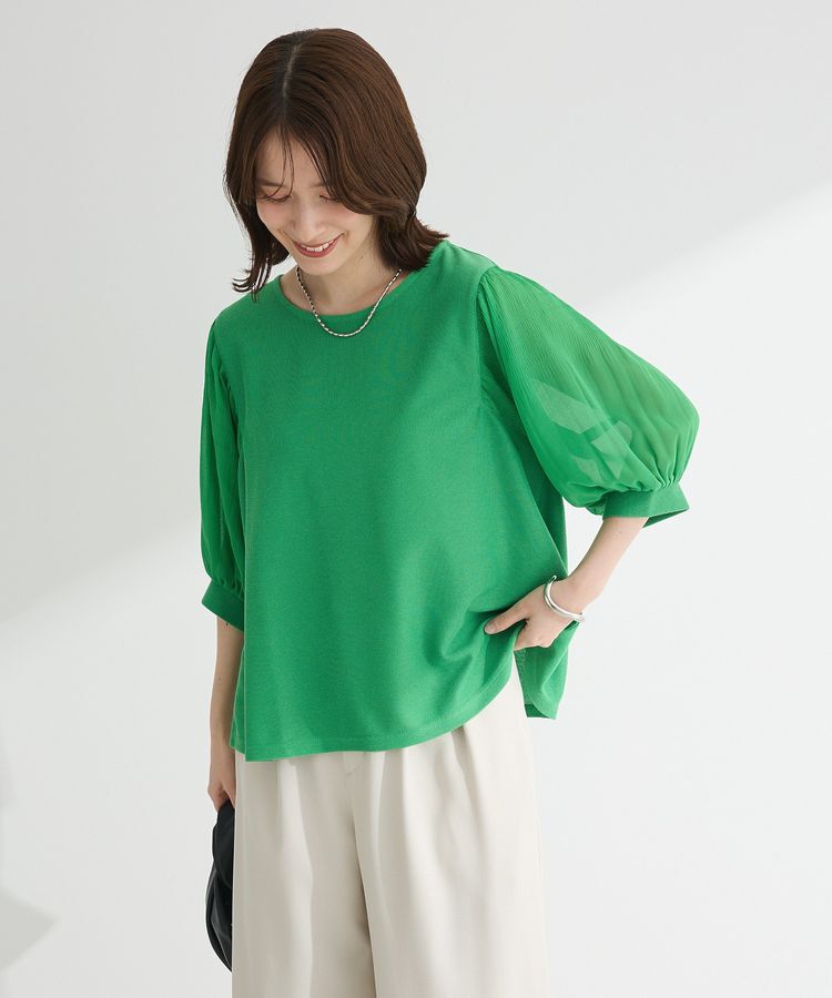 Green Parks「マジョリカスリーブプルオーバー」|Tシャツ・カットソー|