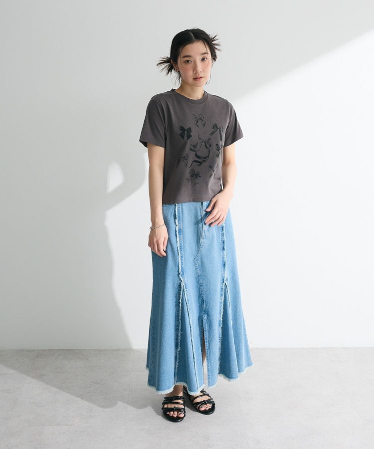 Green Parks「・DOUBLE FLAGS リボンpt TEE」|Tシャツ・カットソー|