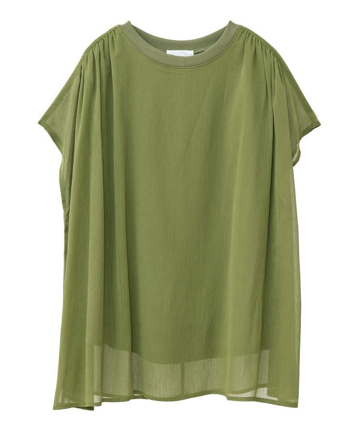 Green Parks「楊柳ドッキングフレンチプルオーバー」|Tシャツ・カットソー|