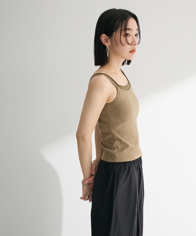 Green Parks「・Petit Fleur レイヤードキャミ(カップ付)」|インナー|