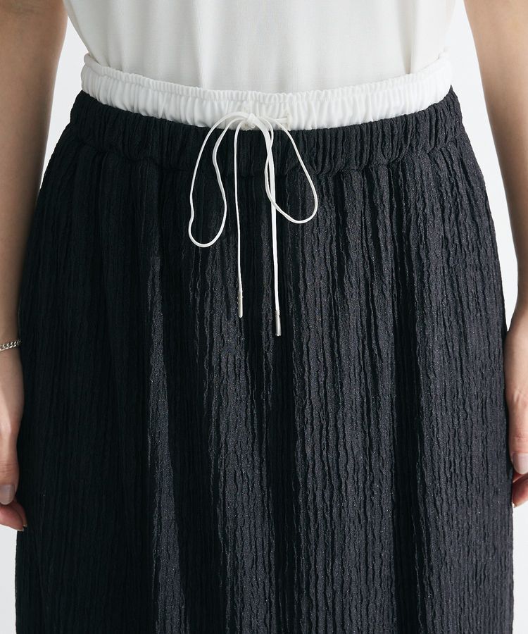 Green Parks「ダブルウエストレイヤードイージーナロースカート」|スカート|