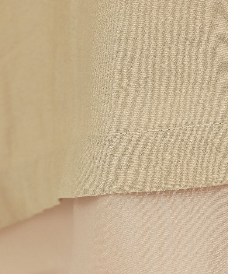 Green Parks「裾レイヤードショートスリーブシャツ」|シャツ・ブラウス|