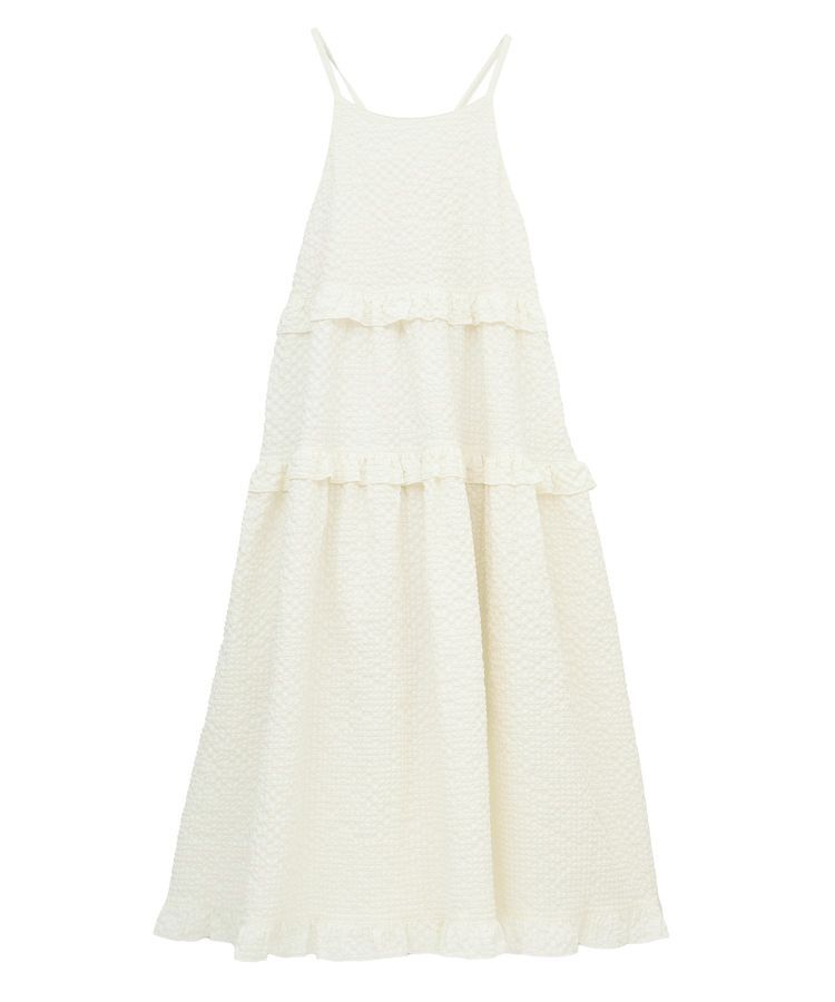 Green Parks「・Petit Fleur フリルティアードキャミワンピ」|ワンピース|