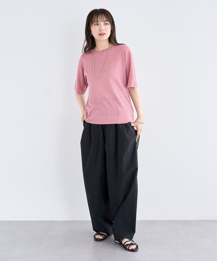 Green Parks「・Petit Fleur ラメシアーニット」|Tシャツ・カットソー|