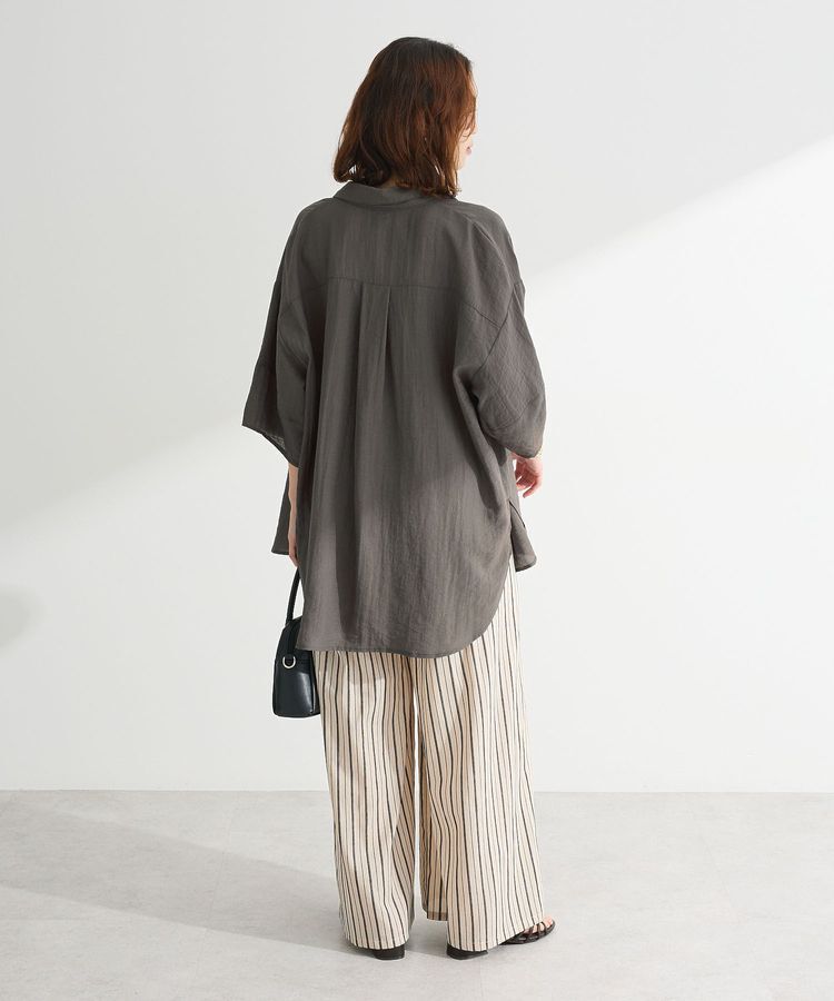 Green Parks「・ELENCARE DUEシアーボリュームスリーブシャツ」|シャツ・ブラウス|