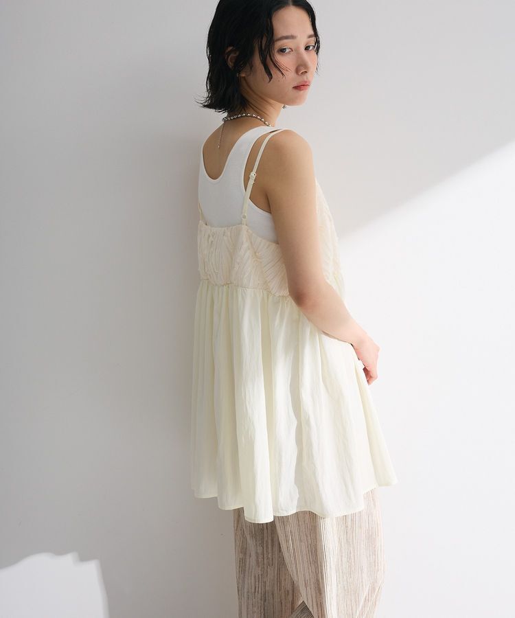 Green Parks「テープ刺繍ビスチェ」|キャミソール|