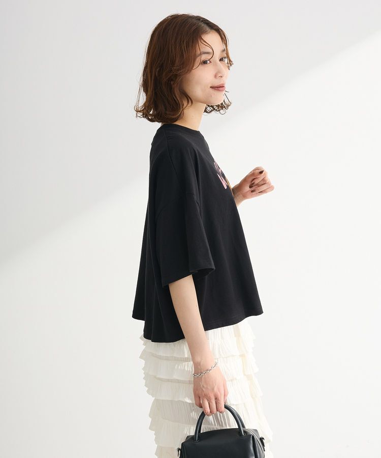 Green Parks「・DOUBLE FLAGS レオパードプリントTEE」|Tシャツ・カットソー|