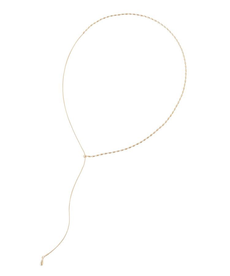 Green Parks「・HALF TIME ラリエットネックレス」|ネックレス|Gold