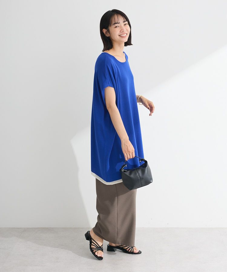 Green Parks「接触冷感ゆったりニットチュニック」|チュニック|