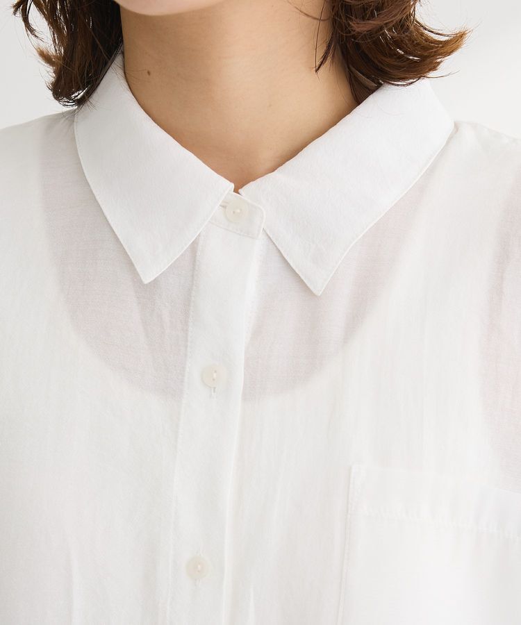 Green Parks「裾レイヤードショートスリーブシャツⅡ」|シャツ・ブラウス|