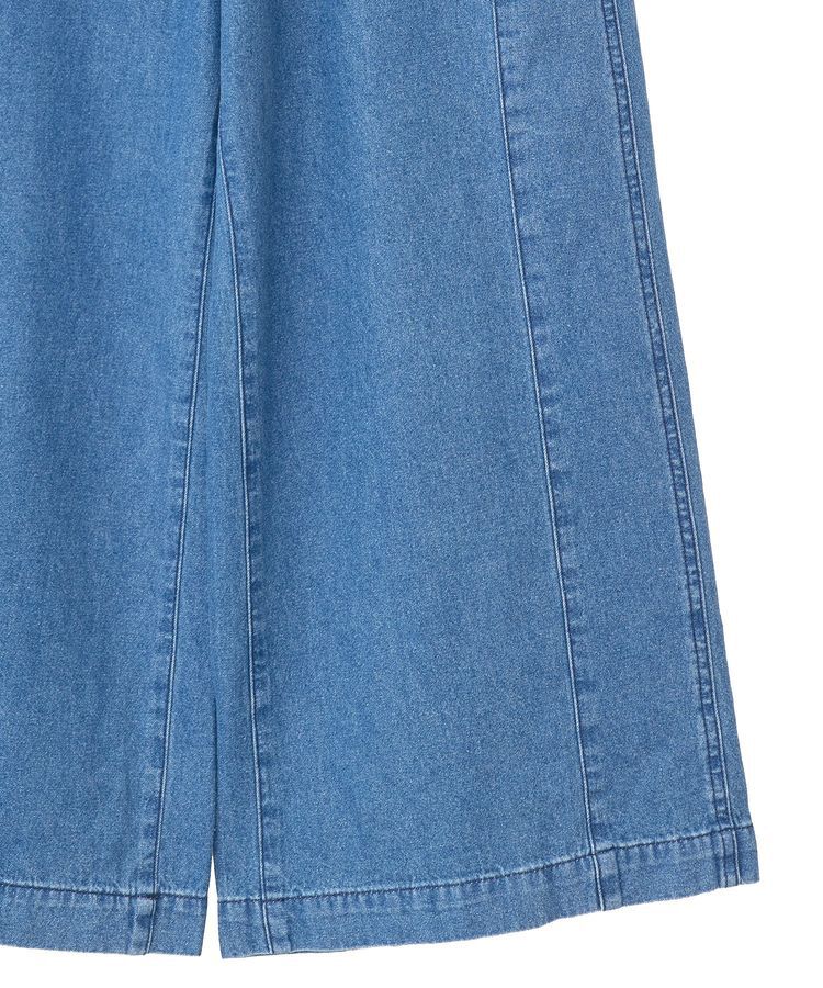 Green Parks「ライトデニムイージーバギーパンツ」|デニム|