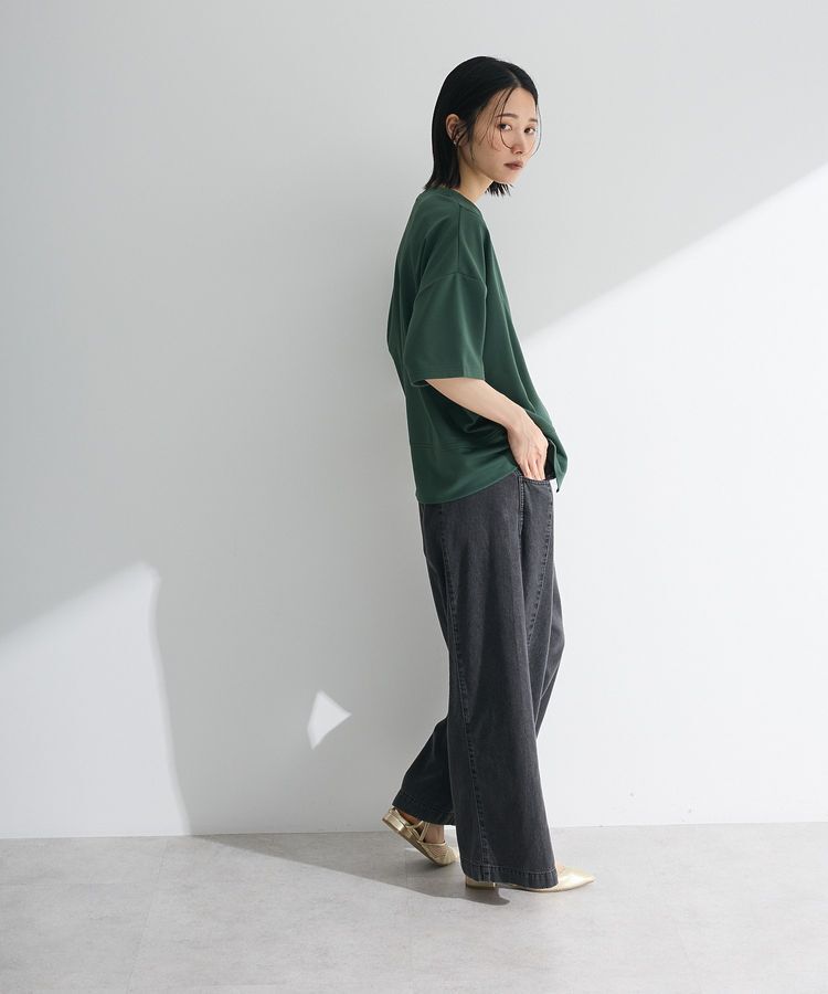 Green Parks「ライトデニムイージーバギーパンツ」|デニム|