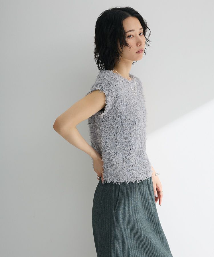 Green Parks「・swing by チュールヤーンプルオーバー」|ベスト・ジレ|