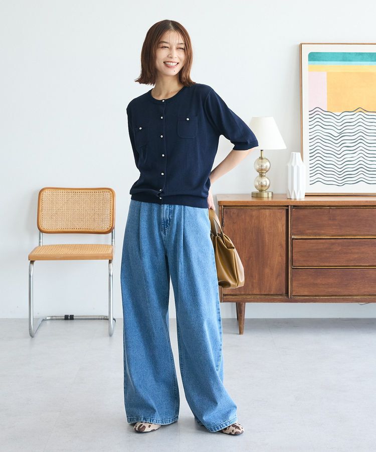 Green Parks「コンパクトポケットカーディガン」|カーディガン|