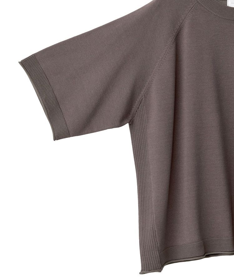 Green Parks「トレーナー風ニットプルオーバー」|ニット・セーター|