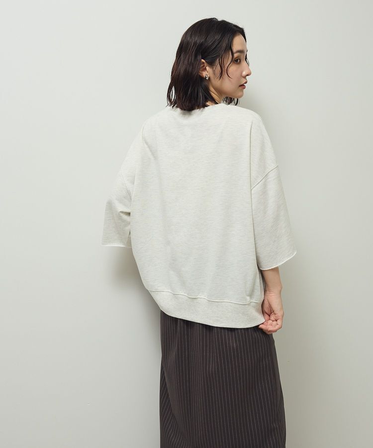 Green Parks「5分袖刺繍ロゴトレTEE」|Tシャツ・カットソー|