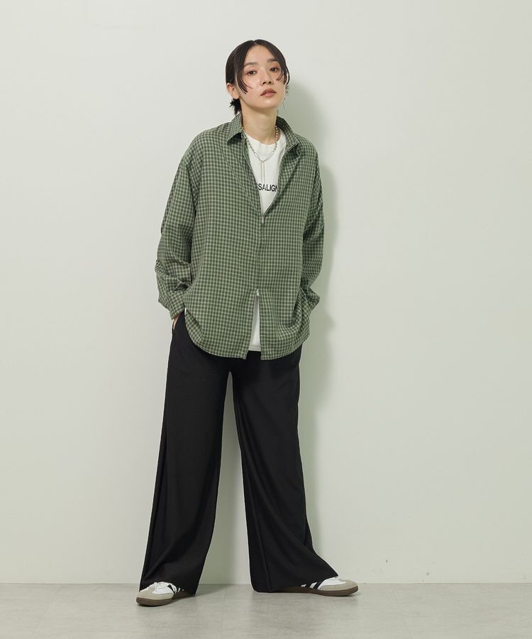 Green Parks「楽ちんプリーツワイドパンツ」|その他|