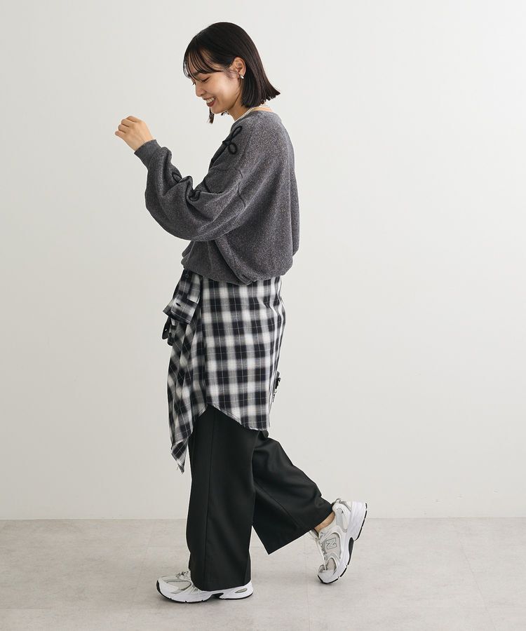 Green Parks「刺繍コードニットプルオーバー」|ニット・セーター|