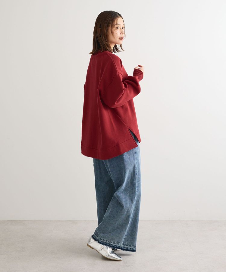 Green Parks「リブドッキング裏起毛プルオーバー」|スウェット・ジャージ|