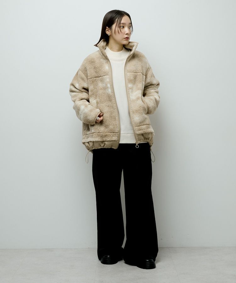 Green Parks「リブドッキング裏起毛プルオーバー」|スウェット・ジャージ|