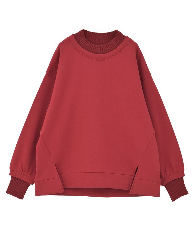 Green Parks「リブドッキング裏起毛プルオーバー」|スウェット・ジャージ|