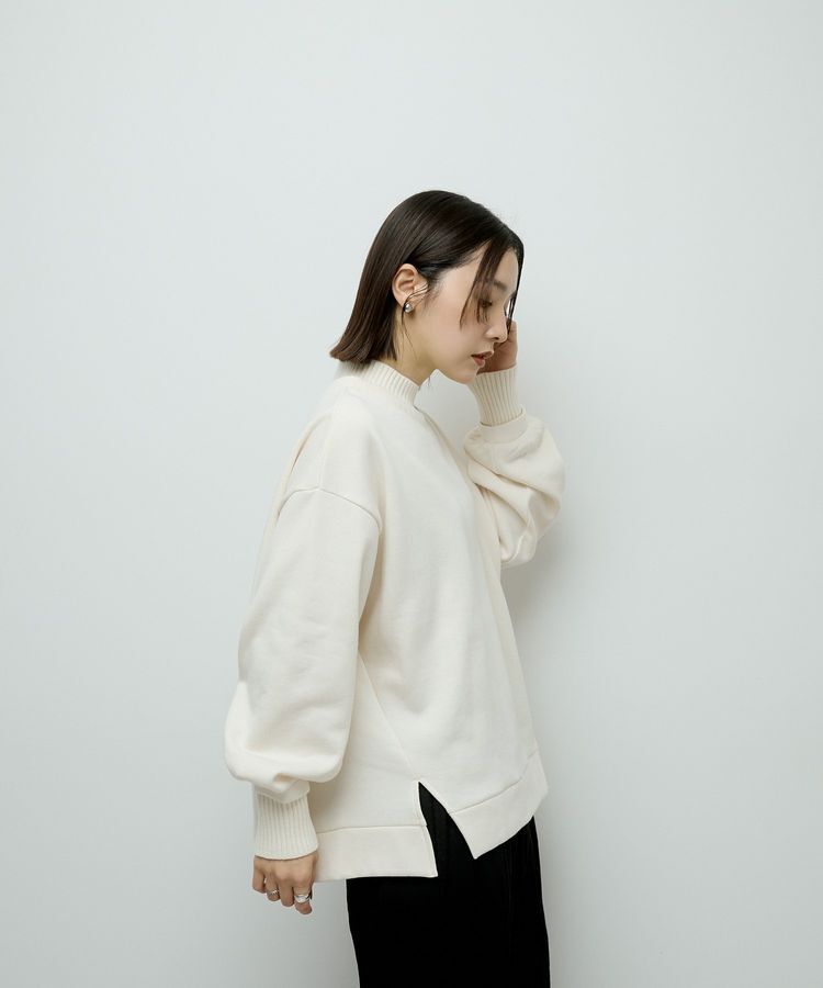 Green Parks「リブドッキング裏起毛プルオーバー」|スウェット・ジャージ|