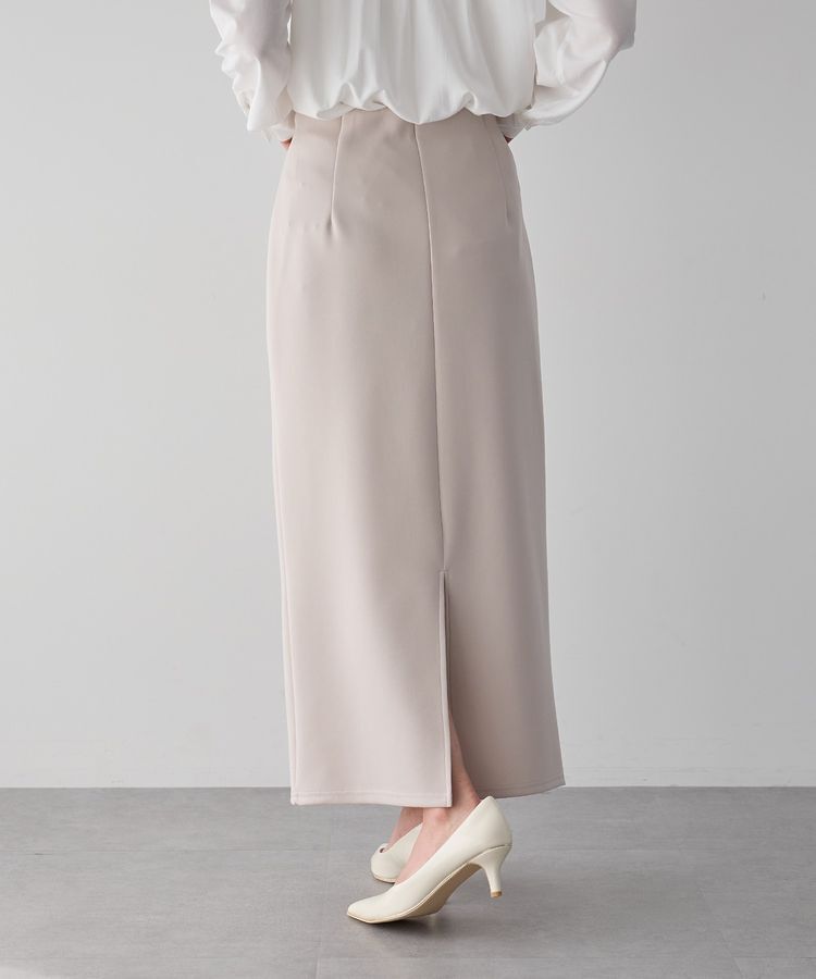 YECCA VECCA「ダンボールニットナロースカート」|タイト|