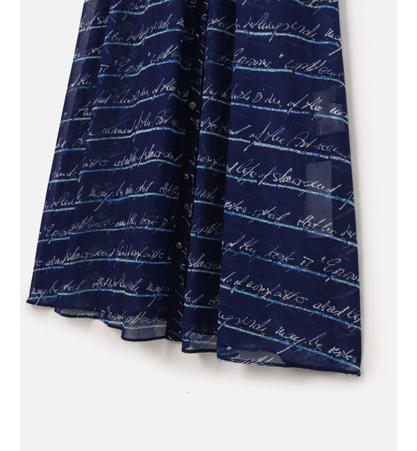 LOULOU WILLOUGHBY「【LOULOU WILLOUGHBY】RATTIレタードボーダーワンピース」|ワンピース|