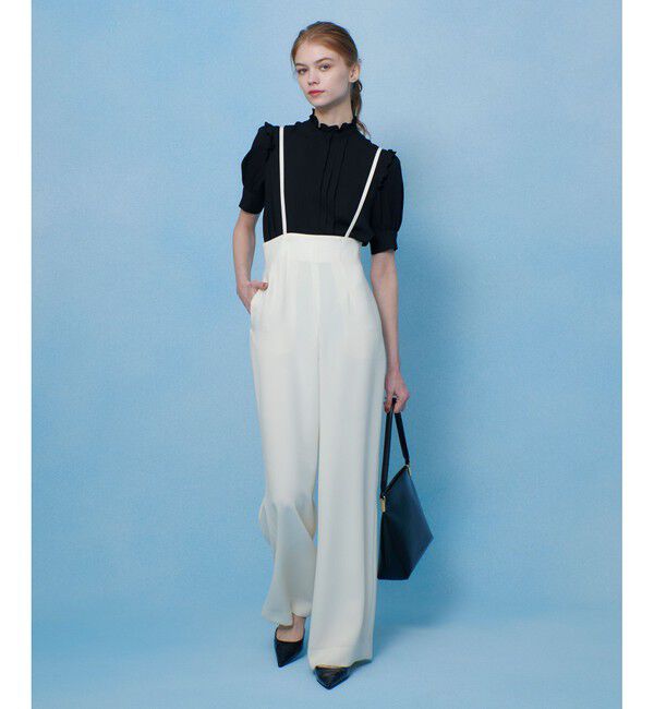 LOULOU WILLOUGHBY「【LOULOU WILLOUGHBY】アムンゼンプチフリルブラウス」|シャツ・ブラウス|