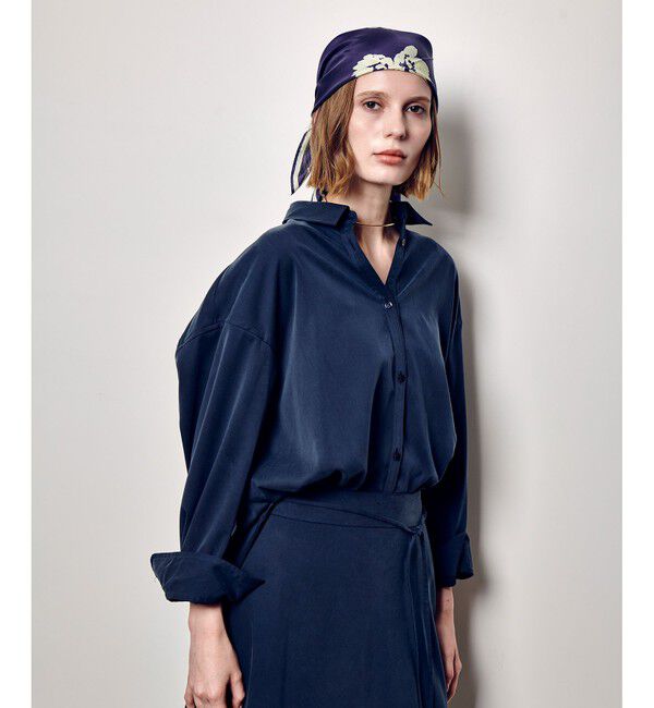 allureville「フィブリルカシュクールシャツ」|シャツ・ブラウス|