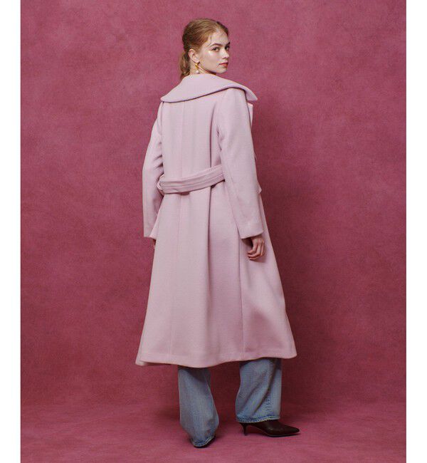 LOULOU WILLOUGHBY「【LOULOU WILLOUGHBY】ショートビーバーテーラーコート」|ダッフルコート|