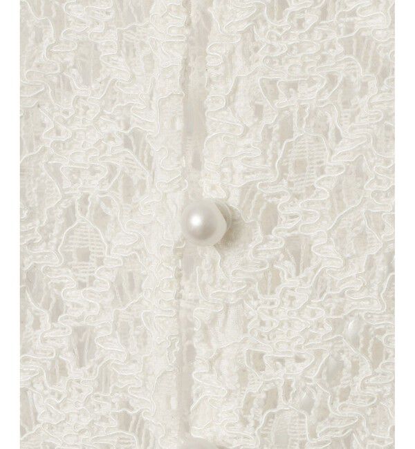 LOULOU WILLOUGHBY「【LOULOU WILLOUGHBY】レースコンビプルオーバー」|Tシャツ・カットソー|