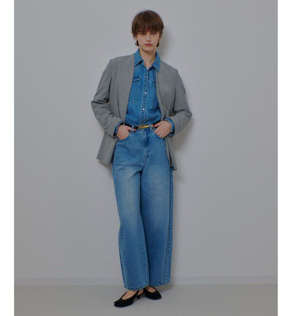 allureville「ストレッチノーカラージャケット」|ノーカラージャケット|