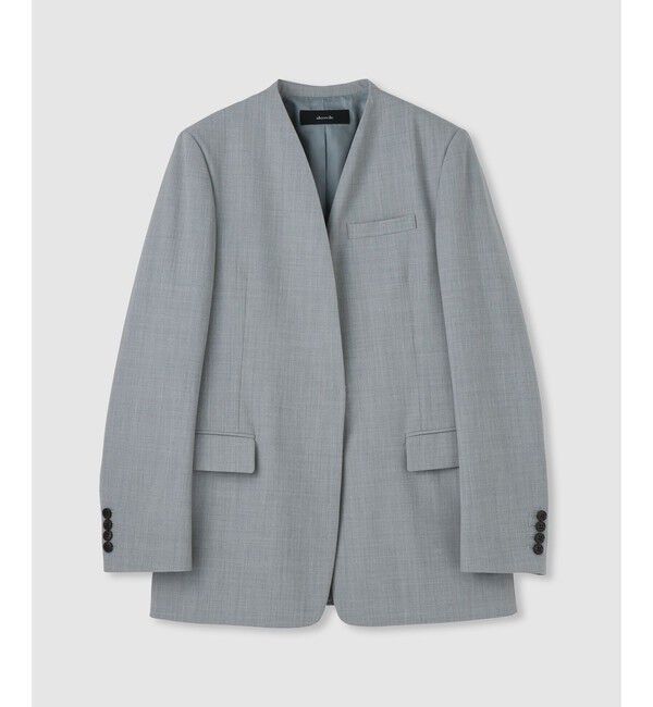 allureville「ストレッチノーカラージャケット」|ノーカラージャケット|