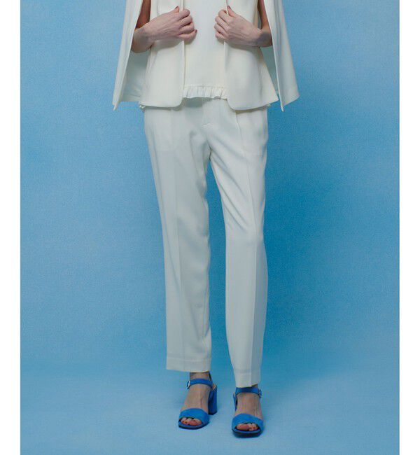 LOULOU WILLOUGHBY「【LOULOU WILLOUGHBY】ハイバックテーパードパンツ」|スラックス|