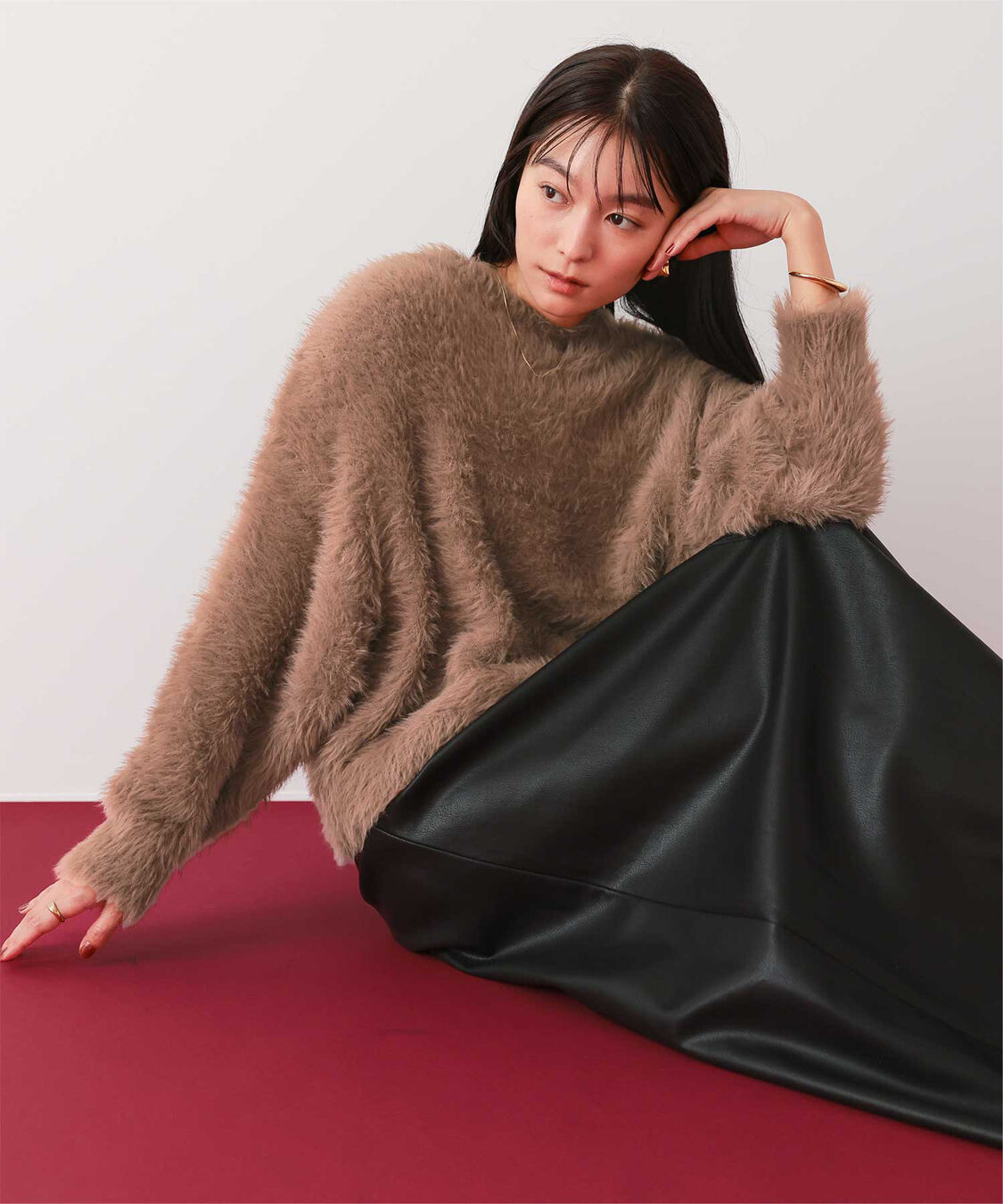 ur's「シャギーオーバーサイズニット」|ニット・セーター|