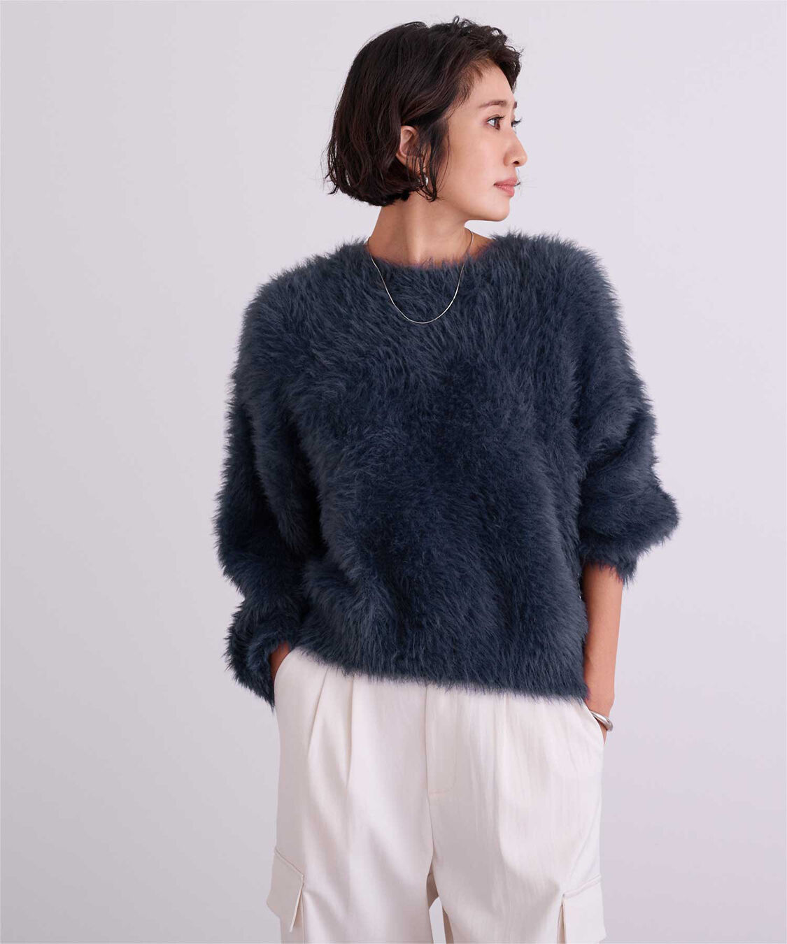 ur's「シャギーオーバーサイズニット」|ニット・セーター|