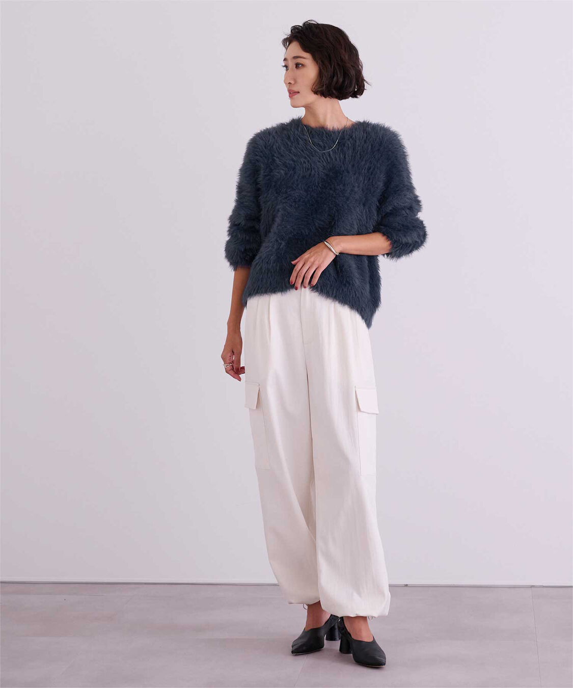 ur's「シャギーオーバーサイズニット」|ニット・セーター|