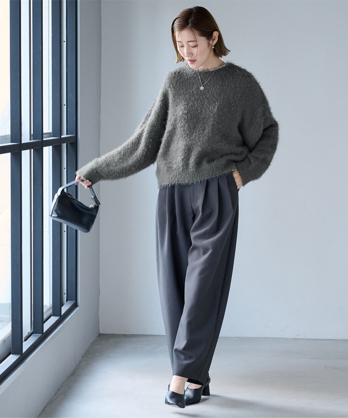 ur's「シャギーオーバーサイズニット」|ニット・セーター|