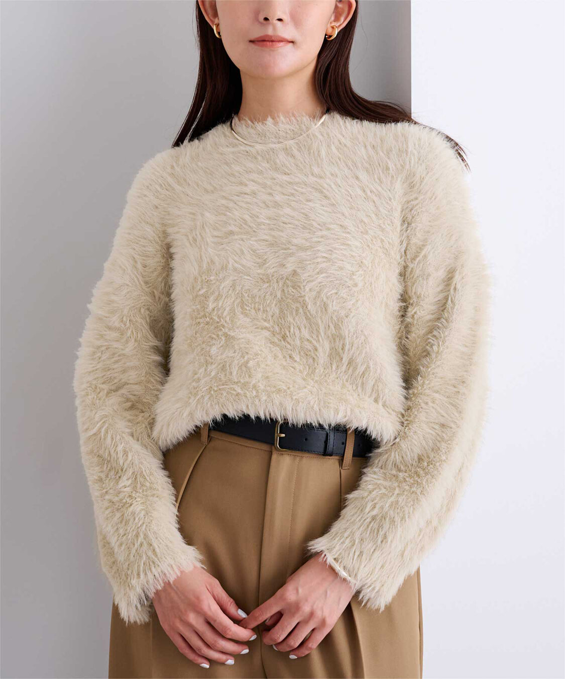 ur's「シャギーオーバーサイズニット」|ニット・セーター|