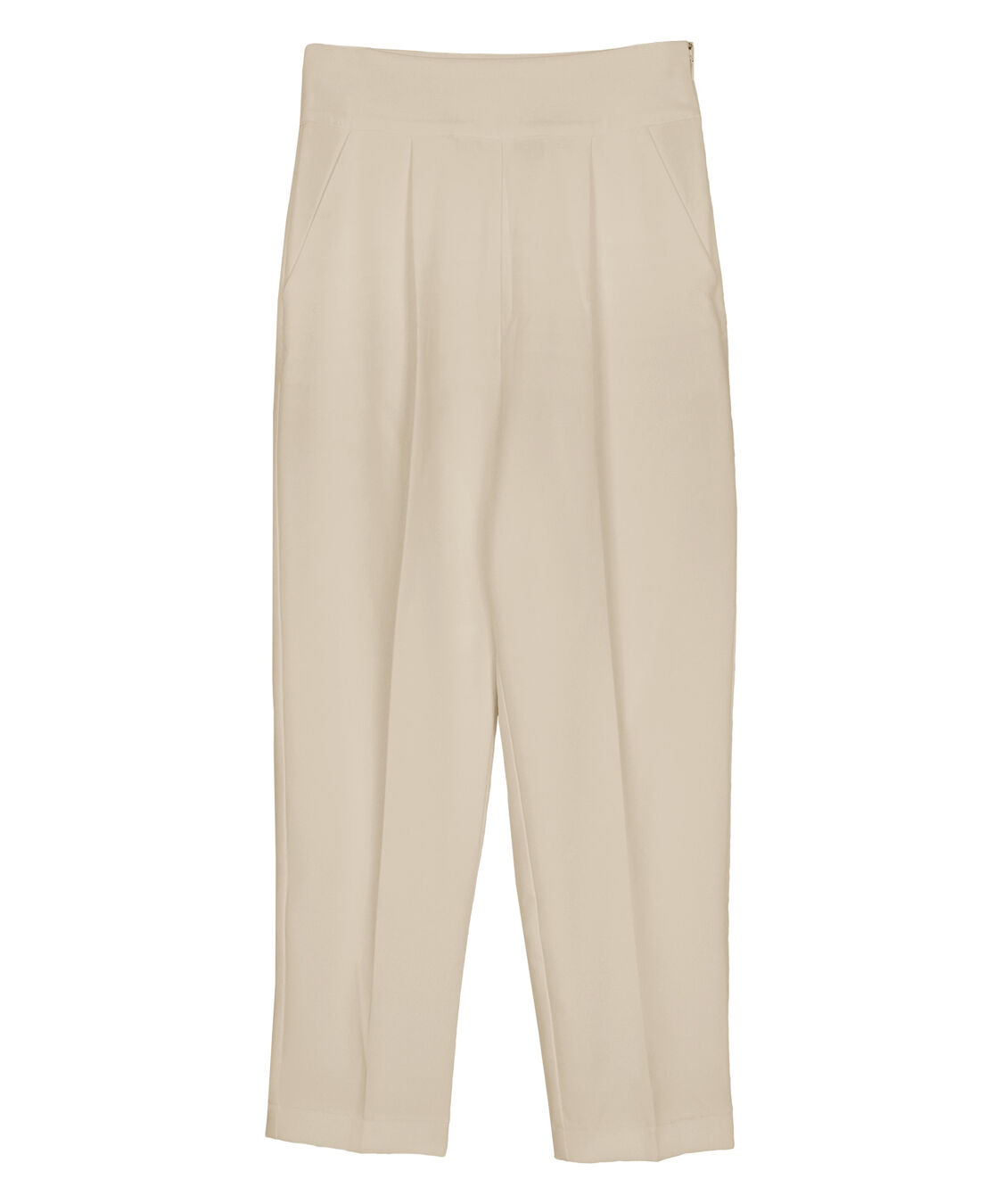 ur's「ハイウエストタックテーパードパンツ」|スラックス|