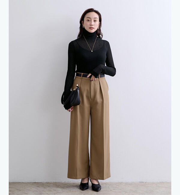 ur's「ハイネックリブシアーニット」|ニット・セーター|