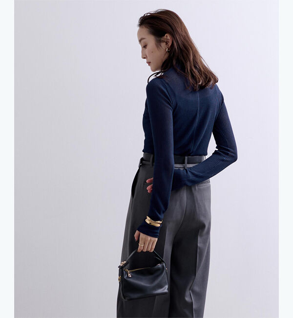 ur's「ハイネックリブシアーニット」|ニット・セーター|