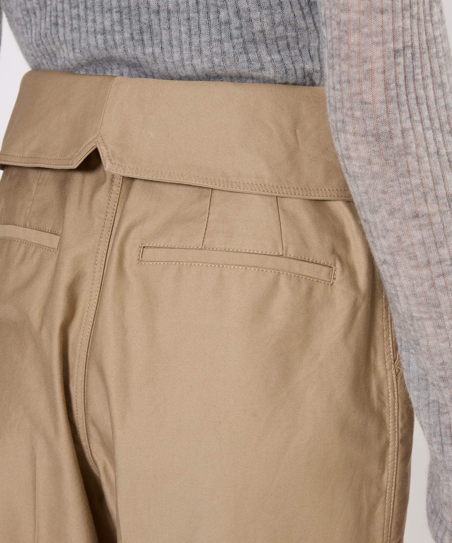 BABYLONE「【柳橋唯さんコラボアイテム】ハイウエスト2WAYチノ」|チノ|