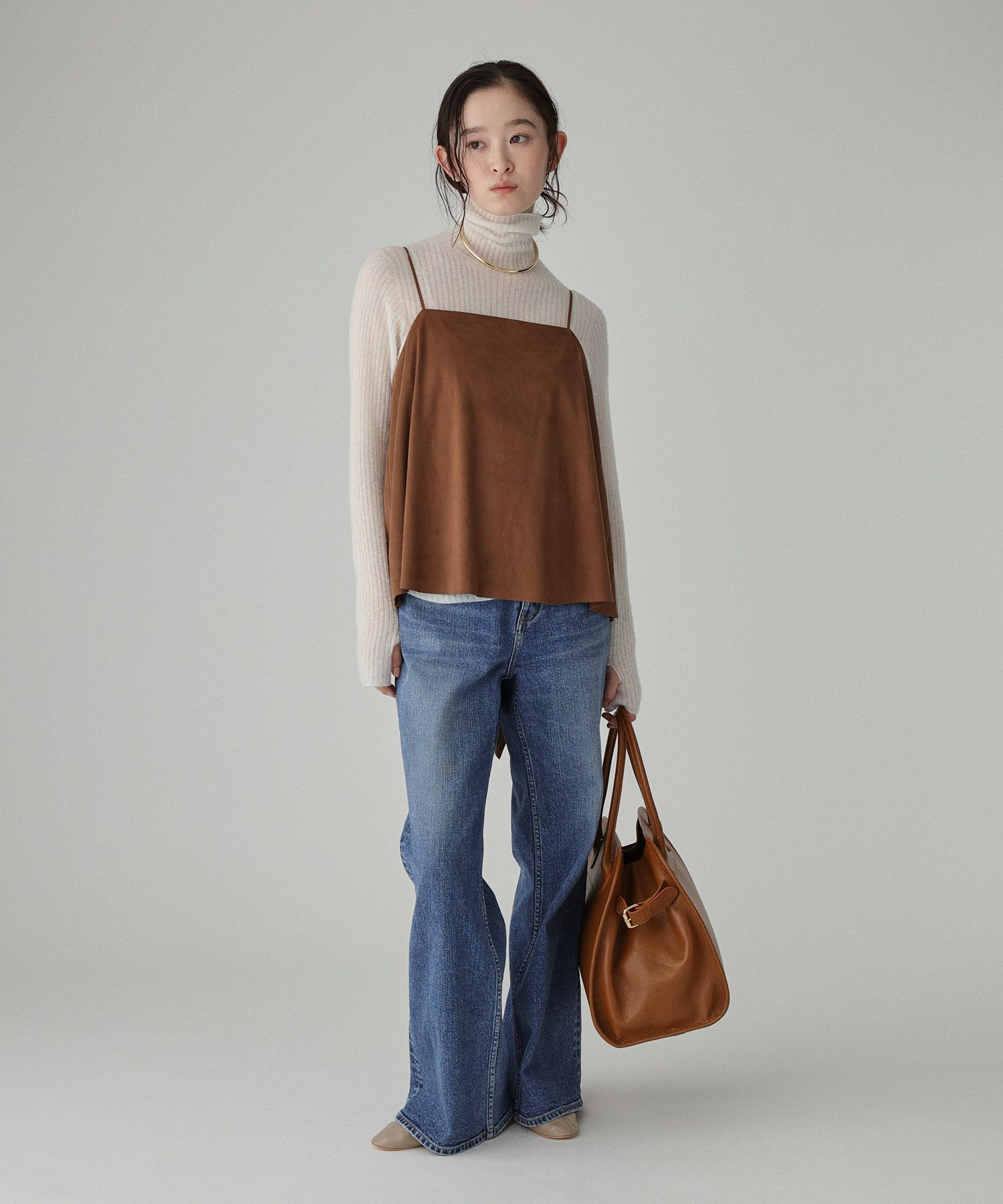 BABYLONE「スエードキャミ」|キャミソール|